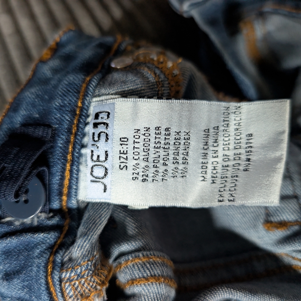 Joe's Jeans Kids Denim Jeans in Blue with Orange Stitching